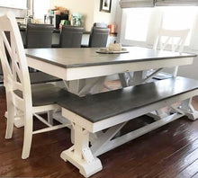 Load image into Gallery viewer, Fancy Trestle X Bench
