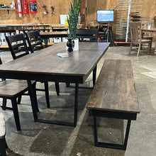Load image into Gallery viewer, Metal U Leg style dining table