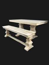 Load image into Gallery viewer, Counter Height Modern Herringbone Bench
