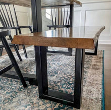 Load image into Gallery viewer, Metal U Leg style dining table