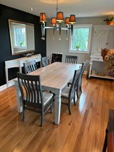 Load image into Gallery viewer, Set of 6 dining chairs. Set of 6 dining chairs with lumbar support. The most comfortable chairs, the best quality chairs with comfort, dining chair with lumbar support, dining chairs with lumbar support, table to set 6 to 8, table to seat 6. Table to accommodate 6 to 8. Rectangular dining table to seat 6 to 8 people.