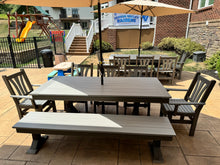 Load image into Gallery viewer, Trestle X Outdoor Bench