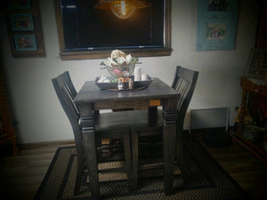 Square Farmhouse Dining Table with Java legs