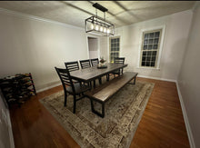 Load image into Gallery viewer, Metal U Leg style dining table