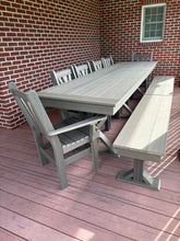 Load image into Gallery viewer, Trestle X Outdoor Bench