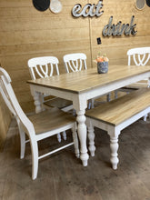 Load image into Gallery viewer, Thick Spindle Leg Bench