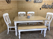 Load image into Gallery viewer, Thick Spindle Leg Bench