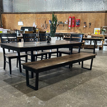 Load image into Gallery viewer, Metal U Leg style dining table