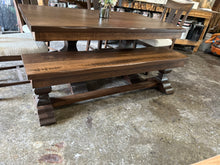 Load image into Gallery viewer, 66 x 40 Herringbone table set with 2 -12 inch extensions