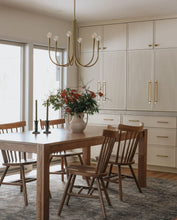 Load image into Gallery viewer, Farmhouse Dining Table with Post Legs