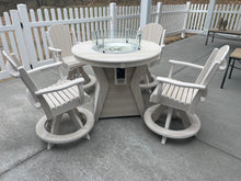 Load image into Gallery viewer, Round Fire Table Set With 4 Chairs - Ready to Ship