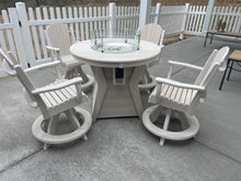 Load image into Gallery viewer, Round Fire Table Set With 4 Chairs - Ready to Ship