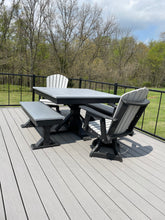 Load image into Gallery viewer, Trestle X Outdoor Square Dining Table