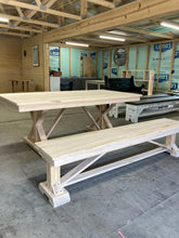 Load image into Gallery viewer, Fancy Trestle X Dining Table