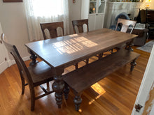 Load image into Gallery viewer, Massive Modern Spindle Leg Style Dining Table