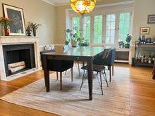 Load image into Gallery viewer, custom stain colors available. Pick the color for your table. Pick the color for your dining table. You can choose a stain color or have one created just for you.