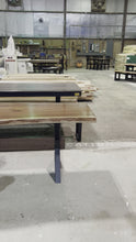 Load and play video in Gallery viewer, Walnut Live Edge Dining Table
