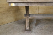 Load image into Gallery viewer, Trestle X Farmhouse Dining Table with Beam