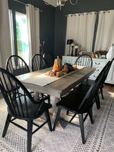 Load image into Gallery viewer, Double Pedestal Dinning Table