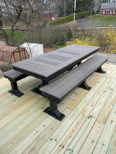 Load image into Gallery viewer, Trestle X Outdoor Bench