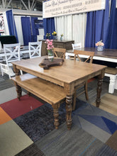 Load image into Gallery viewer, Thick Spindle Farmhouse Dining Table
