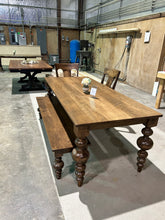 Load image into Gallery viewer, Massive Modern Spindle Leg Style Dining Table