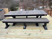 Load image into Gallery viewer, Trestle X Outdoor Bench