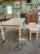 Load image into Gallery viewer, Thick Spindle Leg Bench