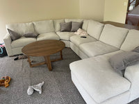 Solid wood coffee table