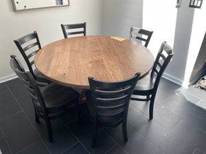 Canyon style round table