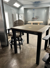 Post Leg Outdoor Pub Height Table