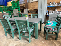 Post Leg Outdoor Dining Table
