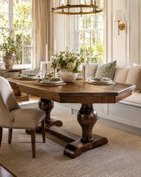 The Beaumont Solid Wood Trestle Dining Table