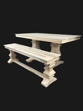 Load image into Gallery viewer, Counter Height Modern Herringbone Bench
