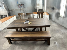 Load image into Gallery viewer, Ready to ship harmony, table, and bench 6’ x 3’
