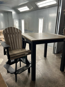 Post Leg Outdoor Pub Height Table