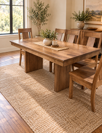 Pedestal Farmhouse Dining Table