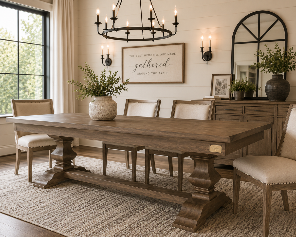 Herringbone Dining Table
