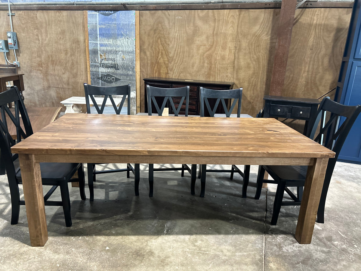 Post Leg Table 84”x40” Post Leg Table – Wooden Whale Workshop
