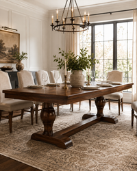 The Beaumont Solid Wood Trestle Dining Table
