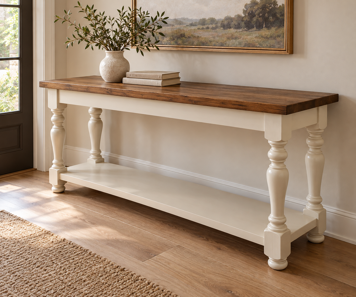 Custom Entry Way Tables (scroll for ideas