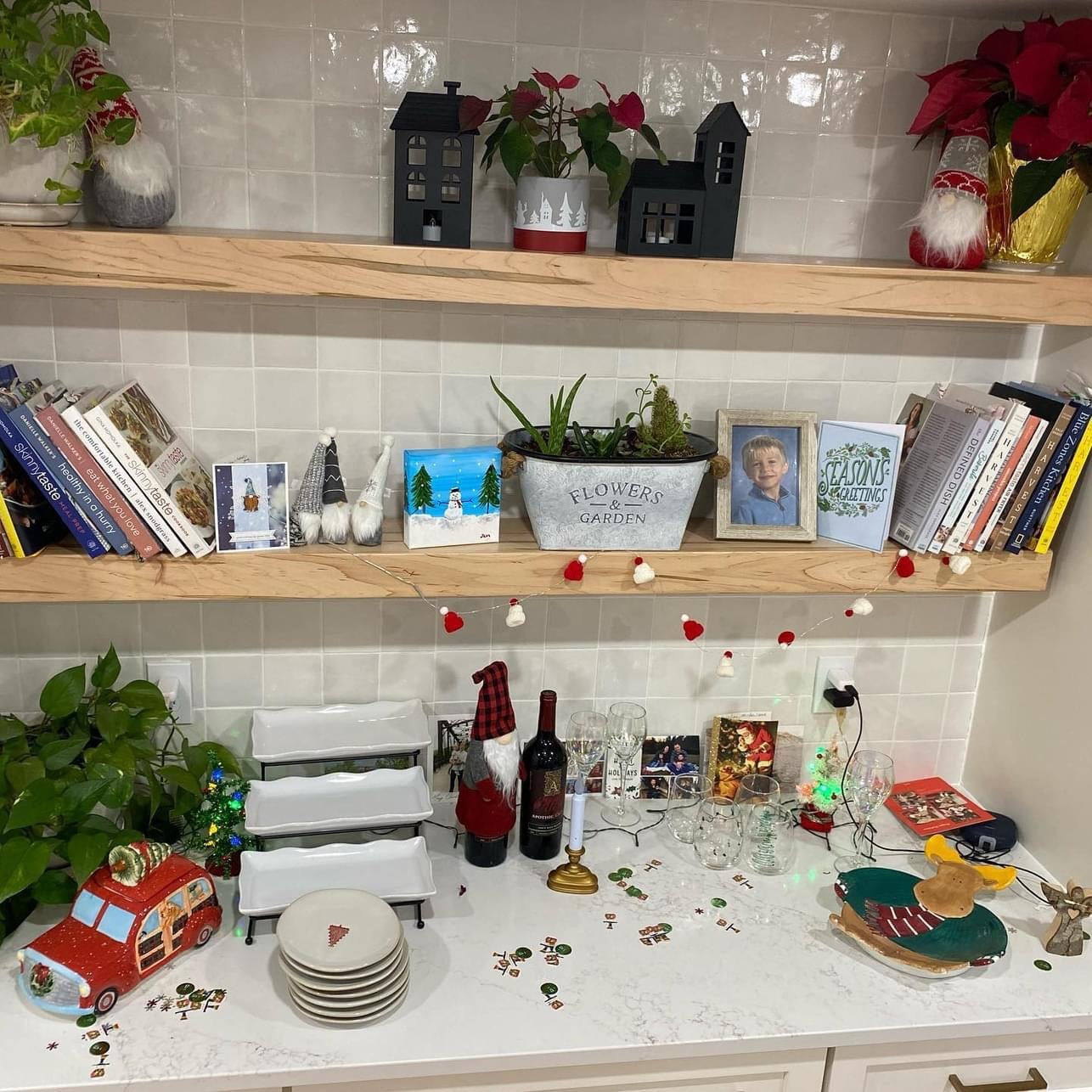 Floating shelves