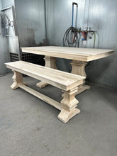 Load image into Gallery viewer, Counter Height Modern Herringbone Bench
