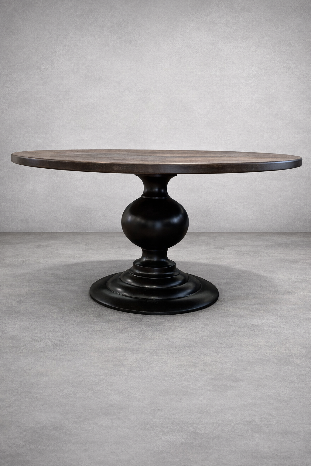 Lake Style Round Dining Table | Custom Solid Wood Furniture