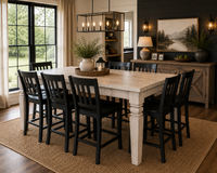 Counter height Java Leg Dining Table
