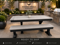 Outdoor Poly table and bench