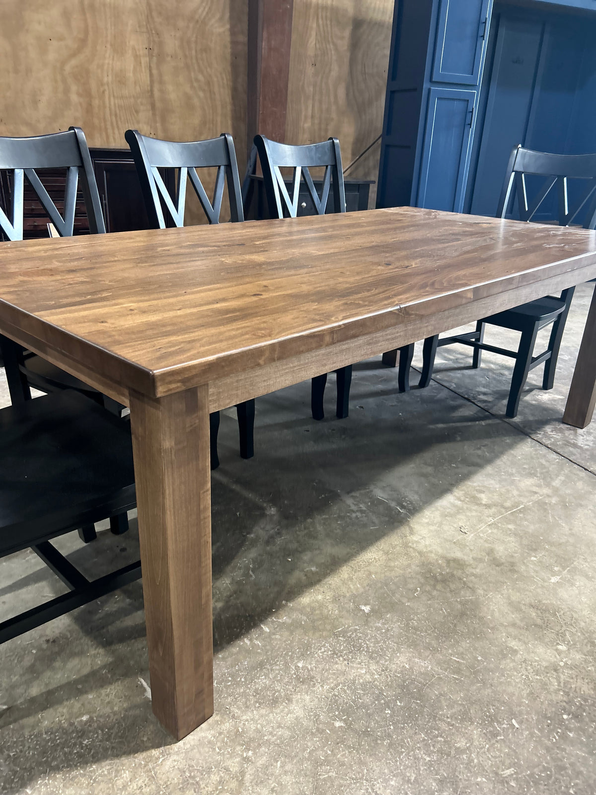 Post Leg Table 84”x40” Post Leg Table – Wooden Whale Workshop