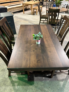 Trestle x dining table set - SOLD
