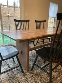 Pedestal Farmhouse Dining Table