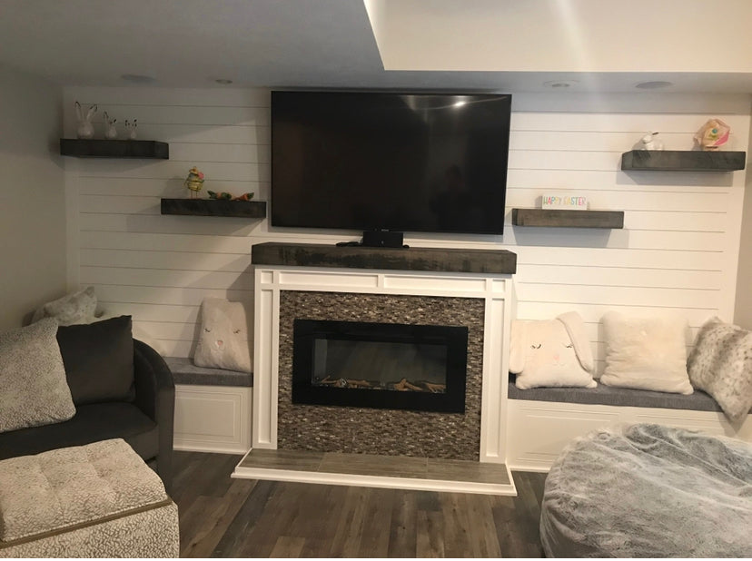 Floating shelves